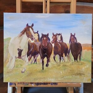 Wild Horses Canvas Art